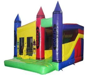 Tsev Cog Lus Crayon Bouncy